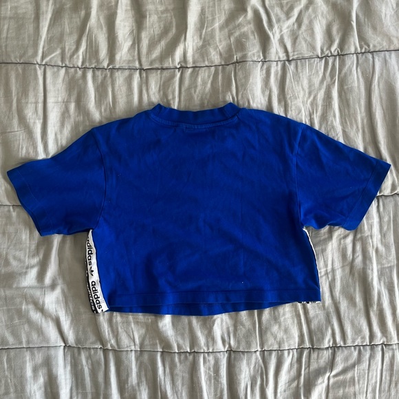ADIDAS BLUE CROP TOP - Picture 2 of 5